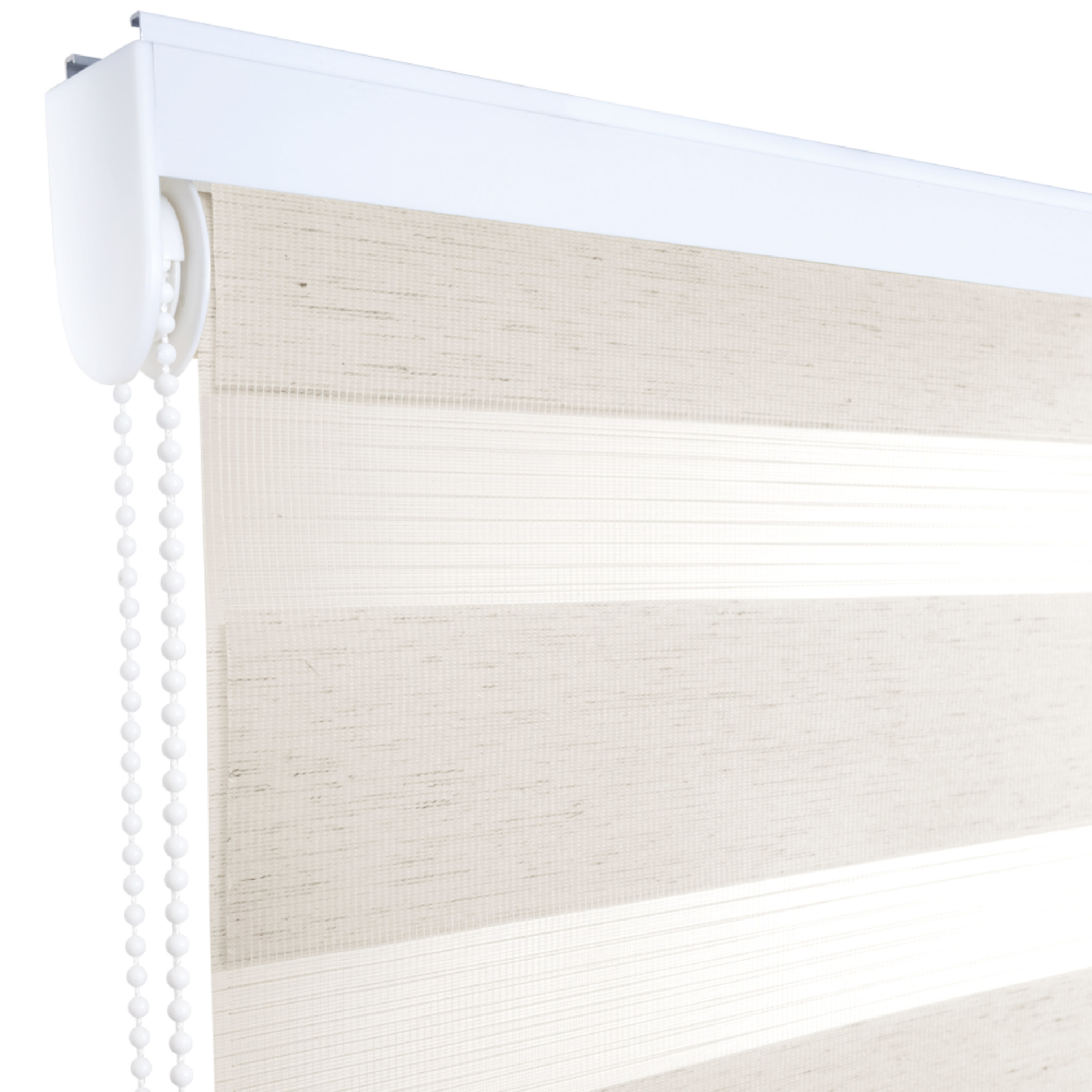 CORTINA DUO 120 X 165 CM BEIGE - 1
