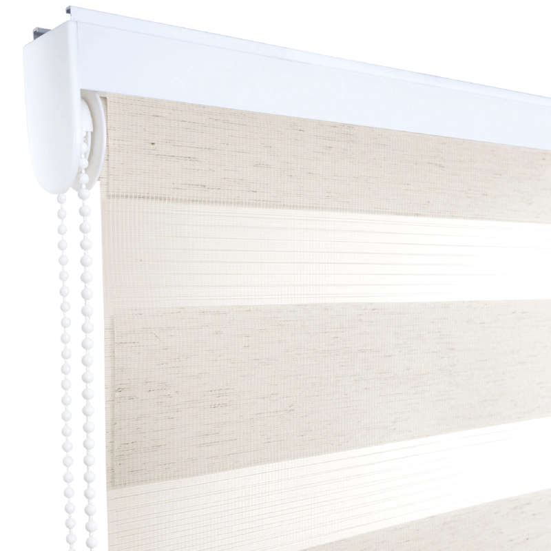 CORTINA DUO 180 X 220 CM BEIGE - 1