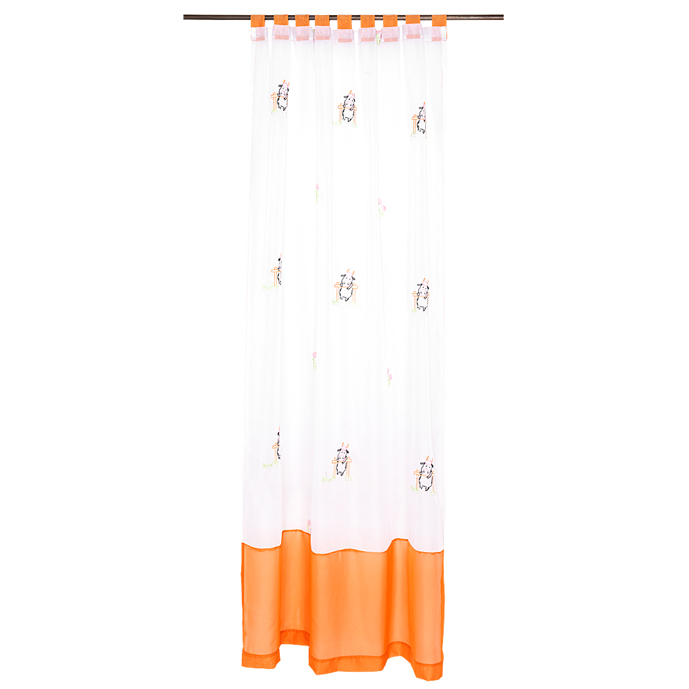 TC CORTINA VELO BORD JX 140X230 VACA - 1