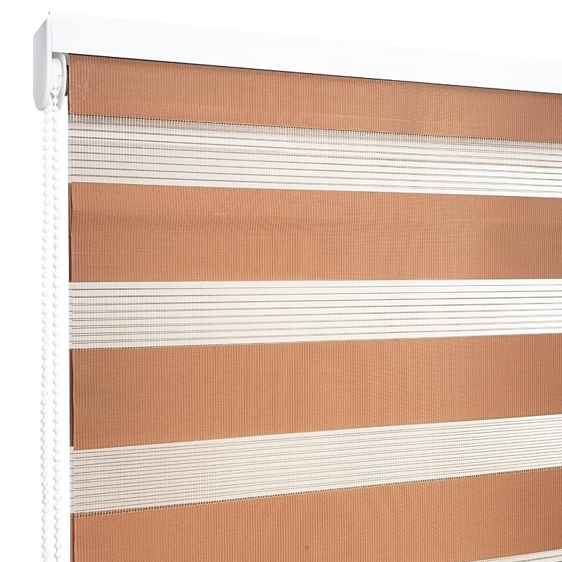 CORTINA DUO 180 X 220 CM CHOCOLATE - 2