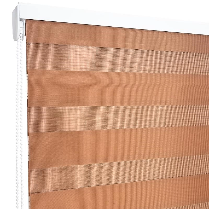 CORTINA DUO 90 X 165 CM CHOCOLATE - 1