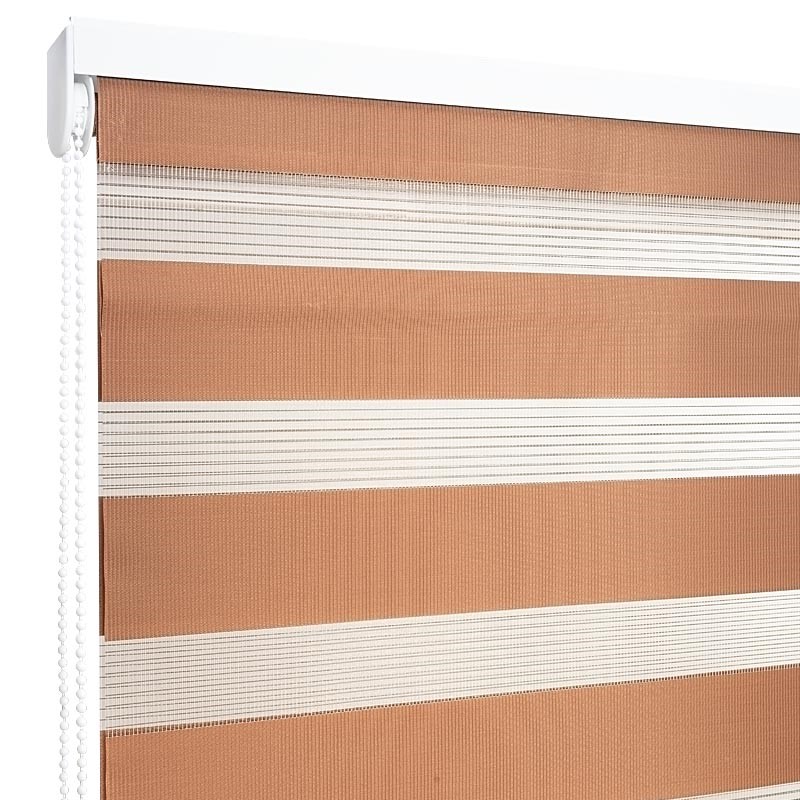 CORTINA DUO 120 X 165 CM CHOCOLATE - 2