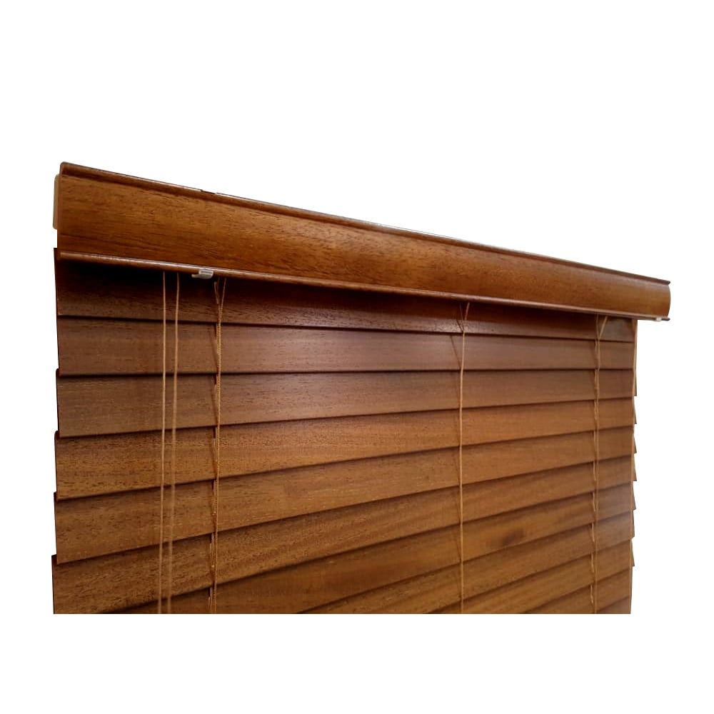 PERSIANA DE MADERA 120X220 CM - CAFÉ - 1