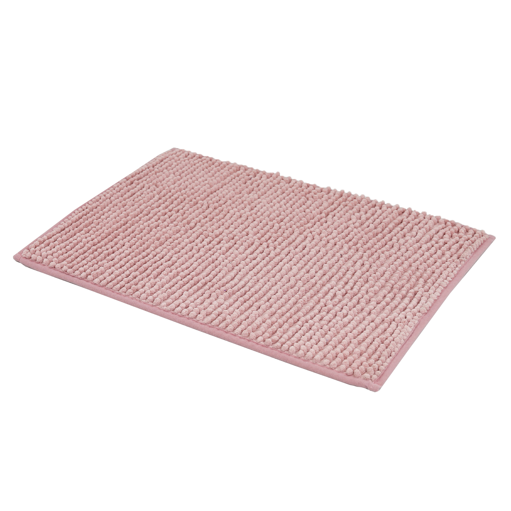 PISO BAÑO CHANTILLY CHENILLE ROSADO 40 X 60 CM - 1
