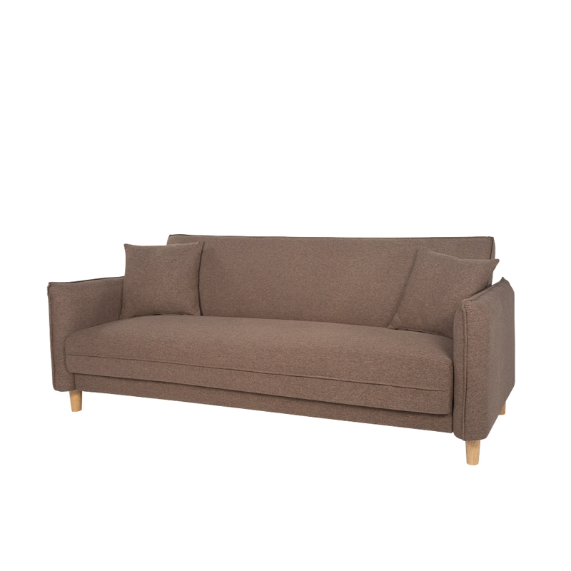 SOFA CAMA CHANTILLY RIBE 3 CUERPOS CHENILLE CHOCOLATE - 2