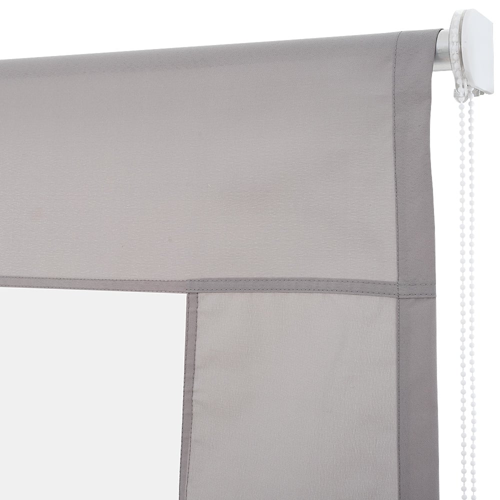 CIERRE TERRAZA PVC 100X250CM COLOR GRIS - 2