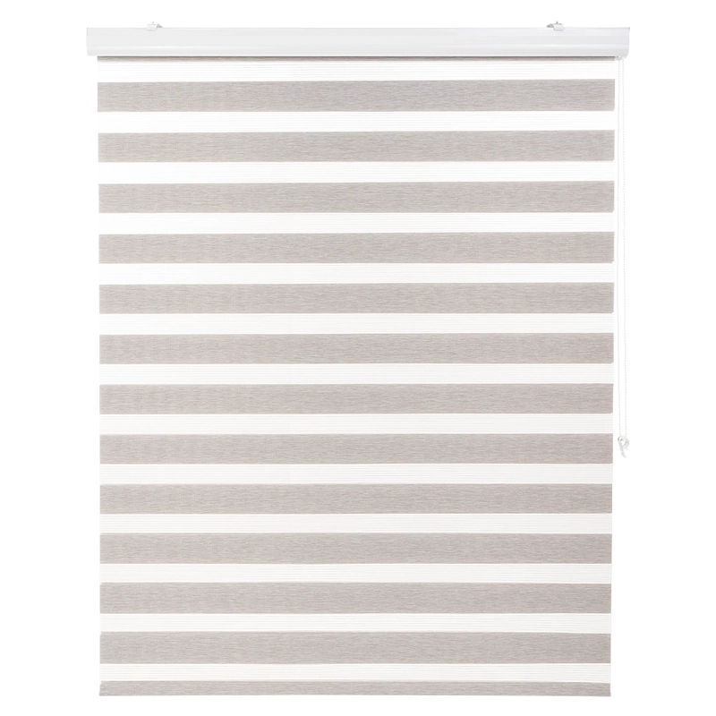CORTINA DUO CON CENEFA PREMIUM 200X240CM COLOR GRIS PLATA - 3