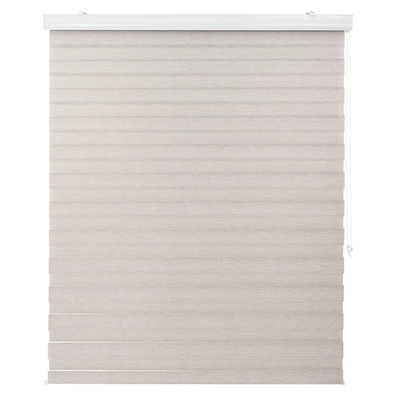 CORTINA DUO CON CENEFA PREMIUM 200X240CM COLOR GRIS PLATA - 4