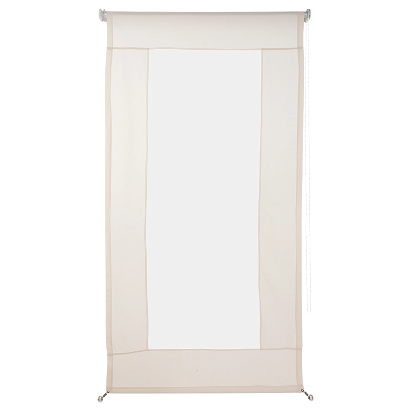 CIERRE TERRAZA PVC 150X250CM COLOR MARFIL - 1