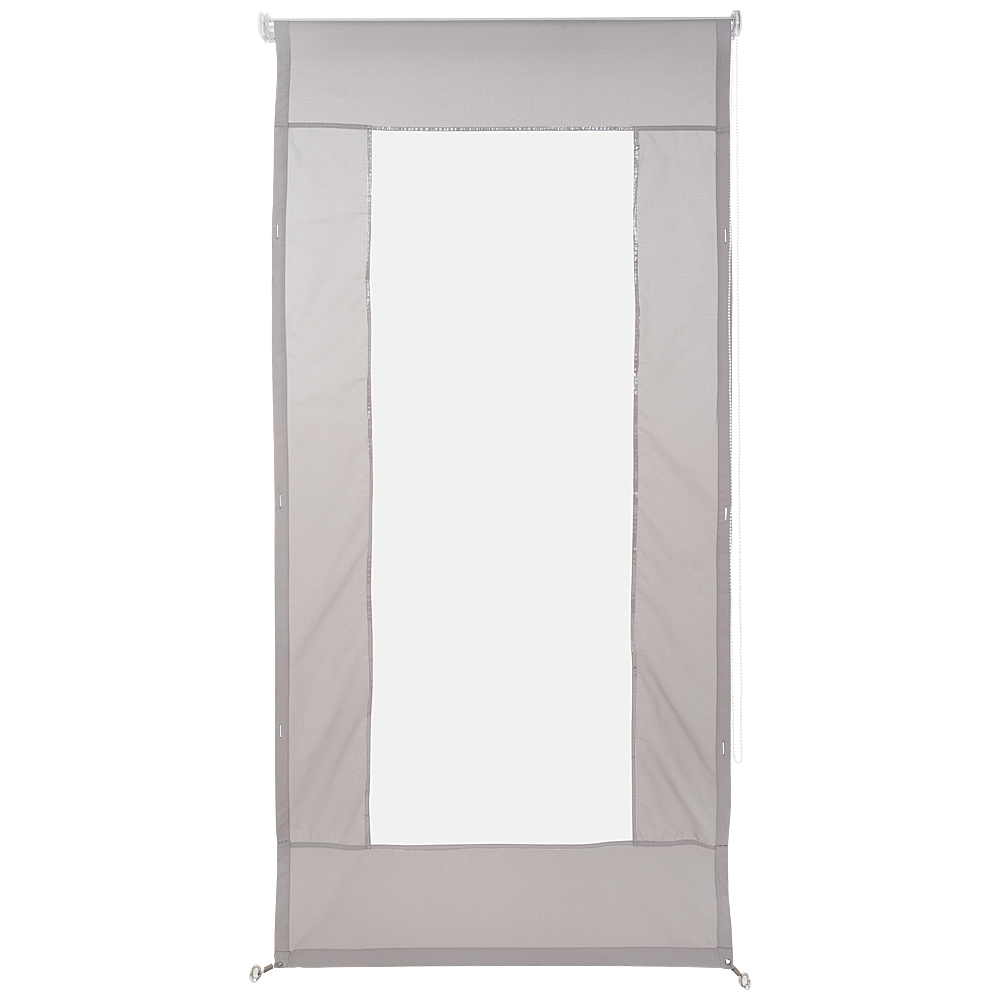 CIERRE TERRAZA PVC 200X250 COLOR GRIS - 1