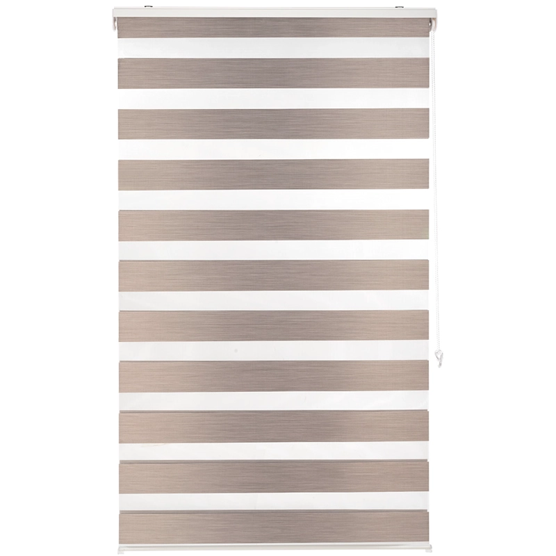 CORTINA DUO BLACKOUT 180 X 220 CM COLOR GRIS PLATA - 1