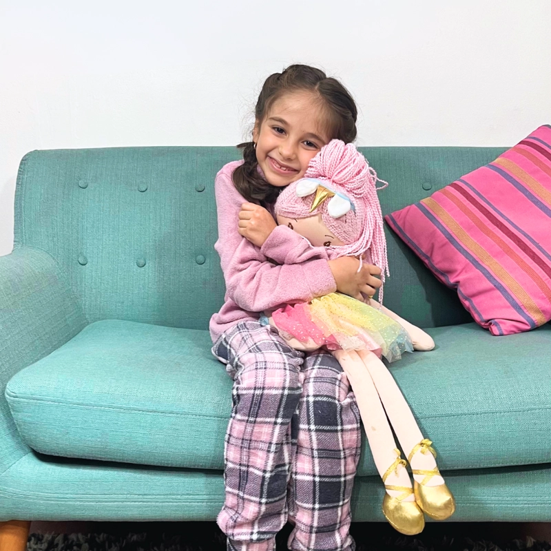 PIJAMA NIÑA CHANTILLY ROSADO CUADRILLE T10 - 3