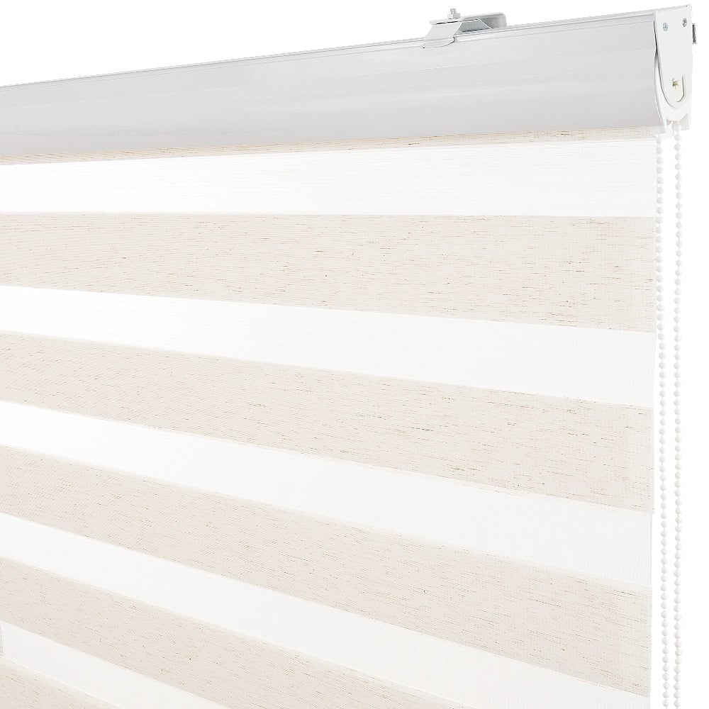 CORTINA DUO CENEFA PREMIUM 90 X 240 CM - BEIGE - 1