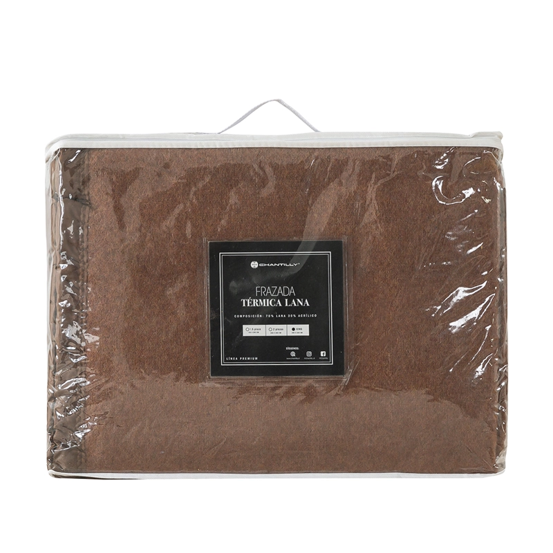 FRAZADA CHANTILLY PREMIUM 220 X 200 CM CRUDO - 2