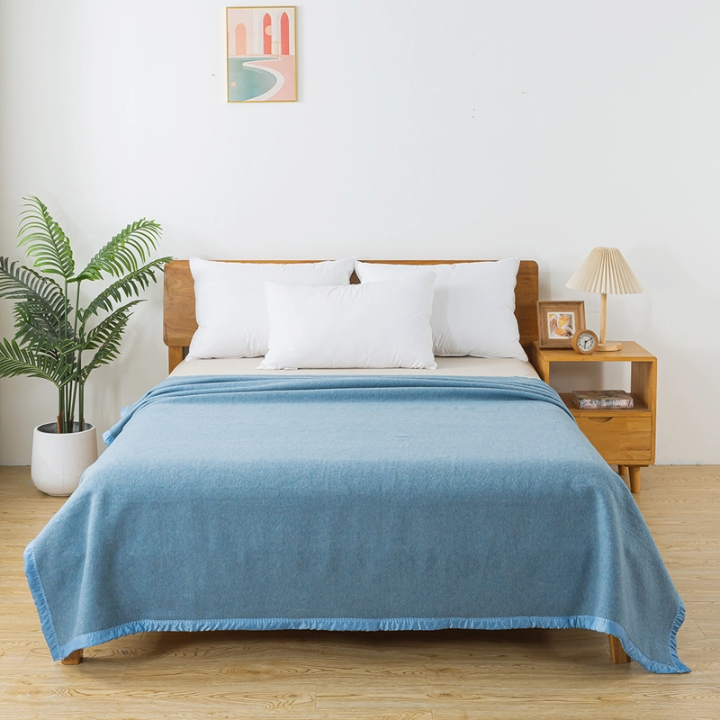 FRAZADA CHANTILLY PREMIUM 220 X 200 CM CELESTE - 4