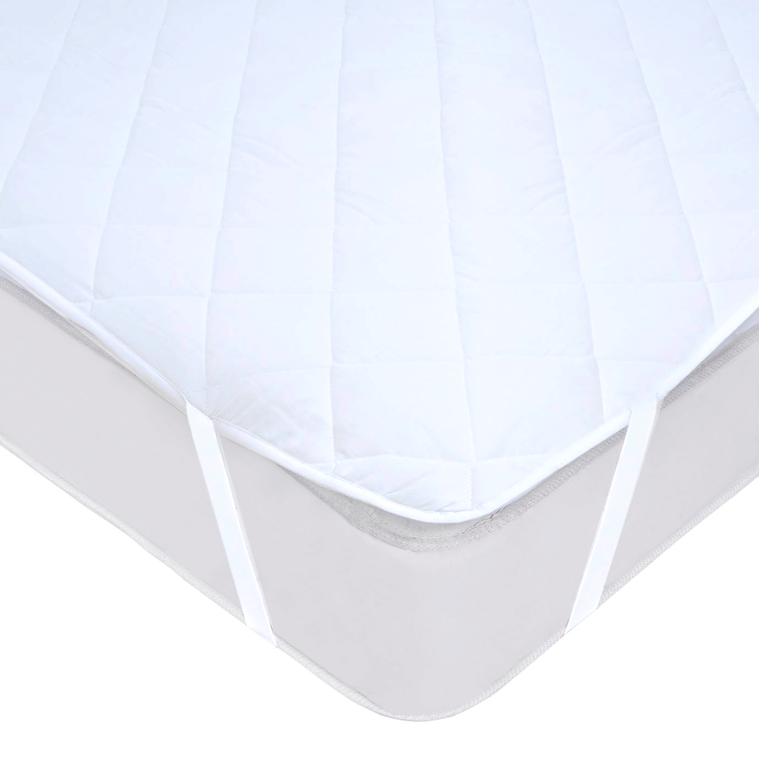 CUBRECOLCHON ACOLCHADO KING - BLANCO - 1