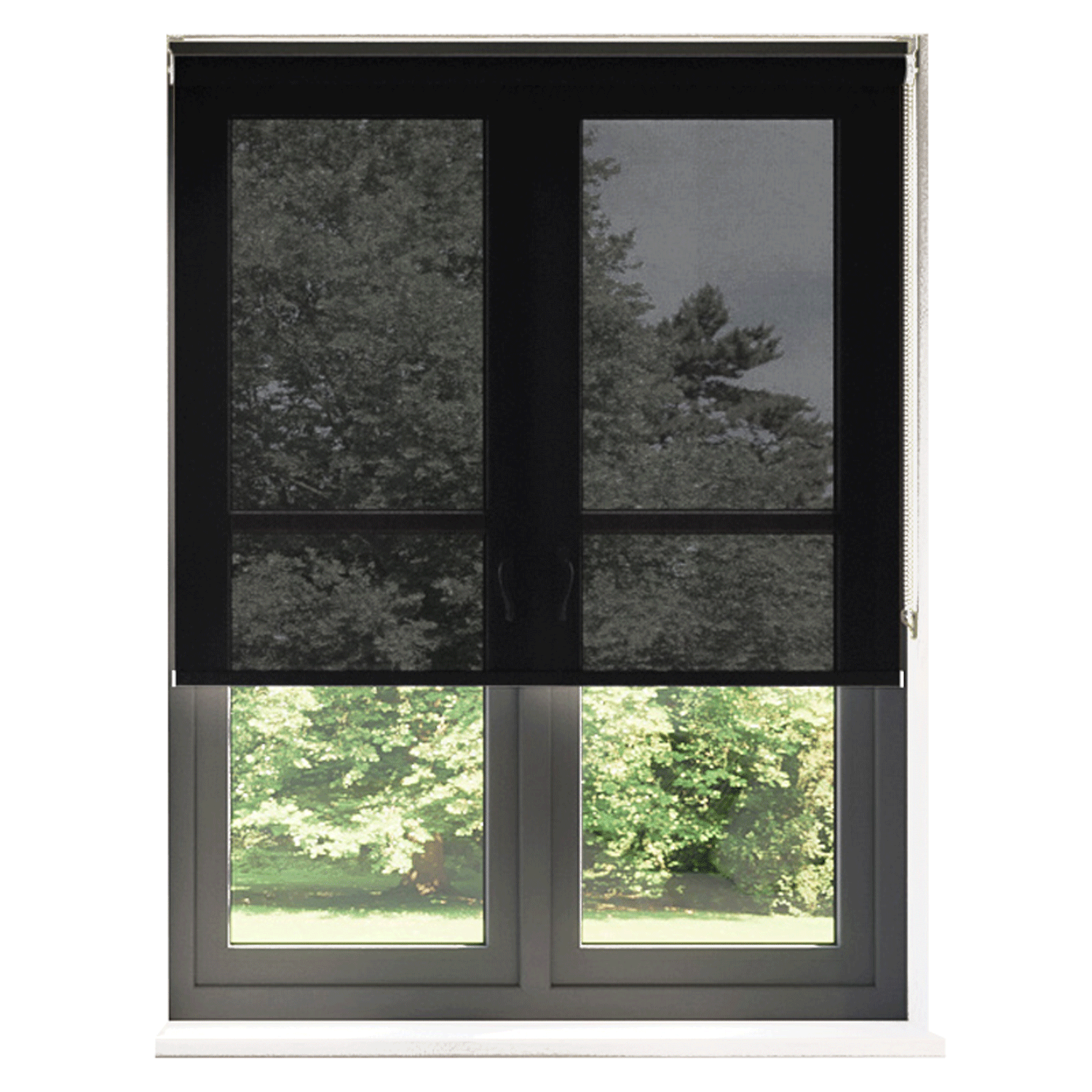 CORTINA ROLLER SCREEN 150 X 240 CM NEGRO - 3