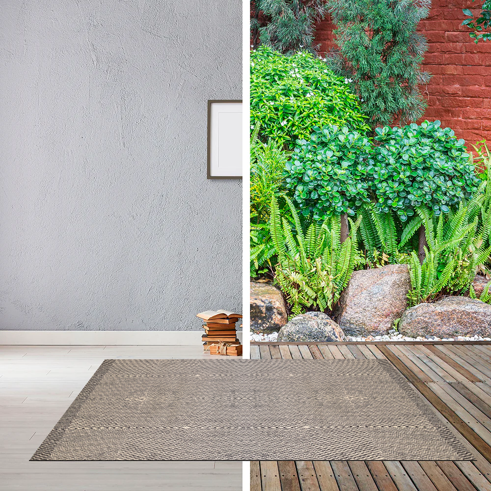 ALFOMBRA 160 X 230 NATURA DIAGONAL BEIGE - 2