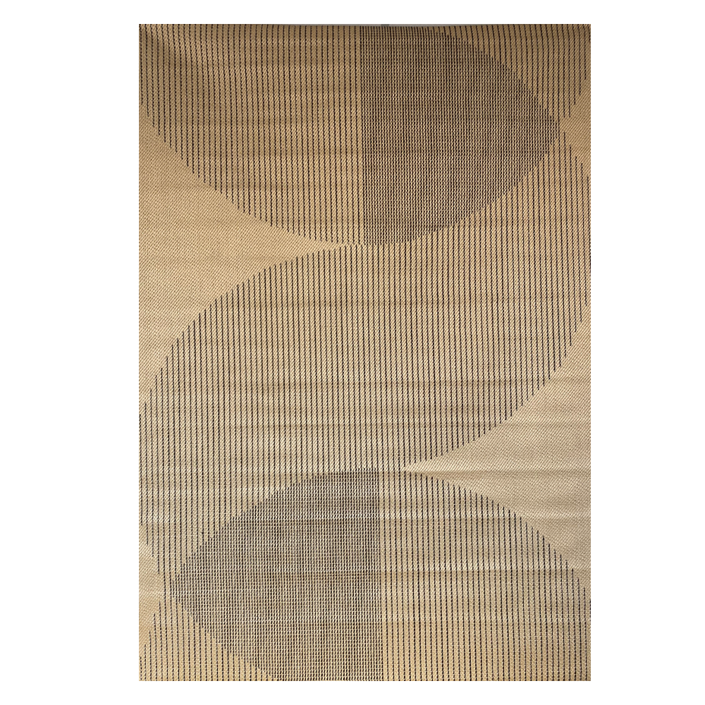 ALFOMBRA 240 X 340 GEO CIRCULAR GRIS - 1