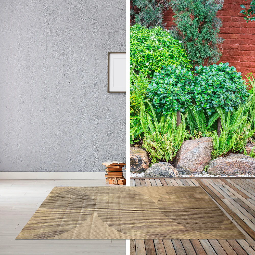ALFOMBRA 240 X 340 GEO CIRCULAR GRIS - 3