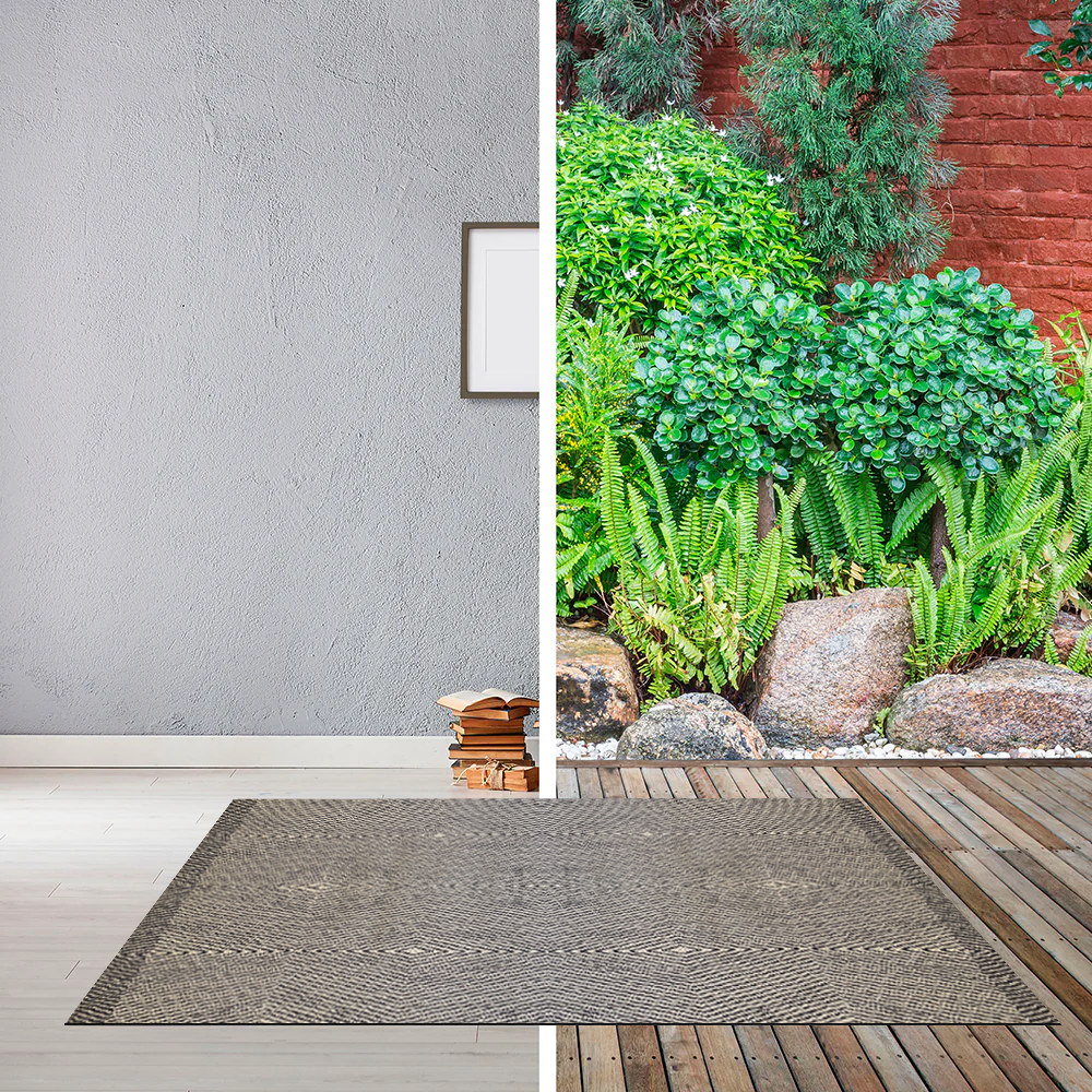 ALFOMBRA 200 X 290 NATURA DIAGONAL GRIS - 3