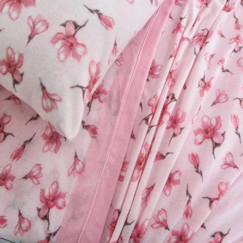 SABANAS POLAR ESTAMPADA FLORAL 2 PLAZAS MULTICOLOR - 2
