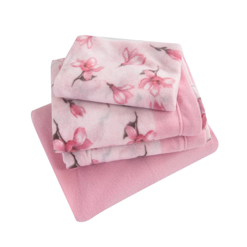 SABANAS POLAR ESTAMPADA FLORAL 2 PLAZAS MULTICOLOR - 5