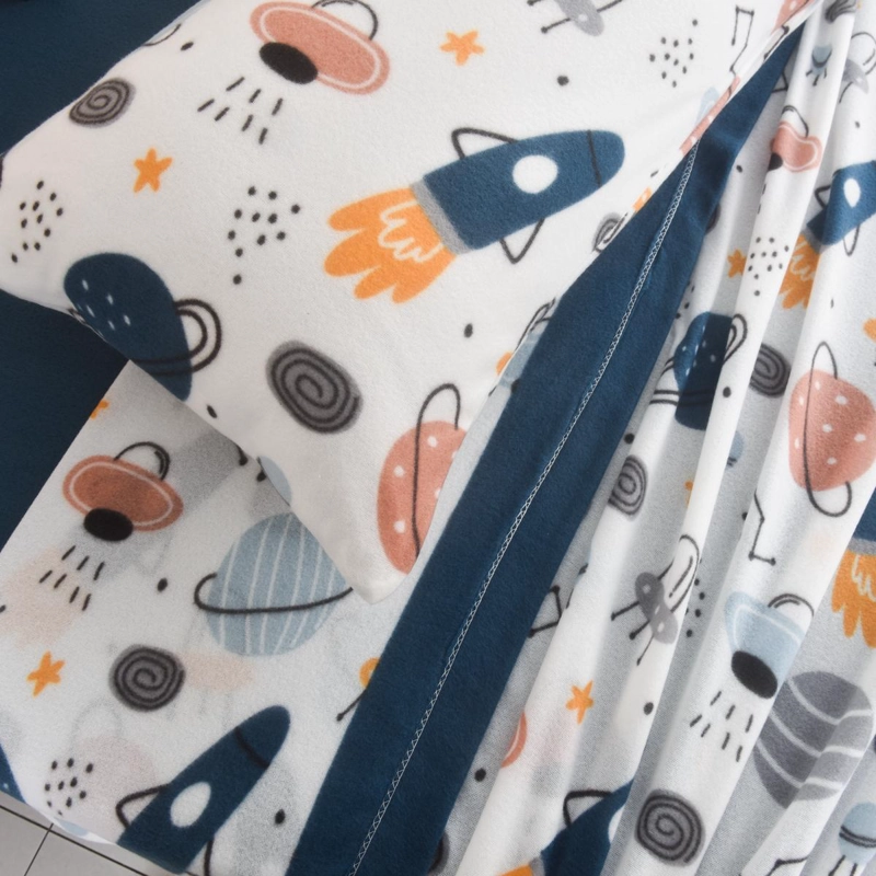 SABANAS POLAR ESTAMPADA ESPACIAL 1,5 PLAZAS MULTICOLOR - 2