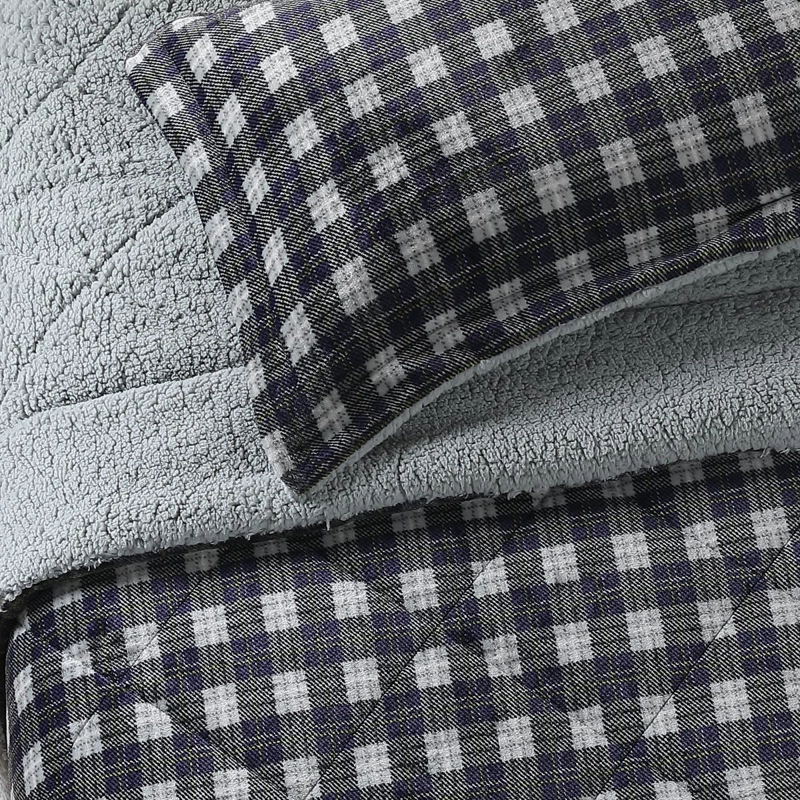 PLUMON FLANNEL/SHERPA TARTAN 2 PLAZAS MULTICOLOR - 2