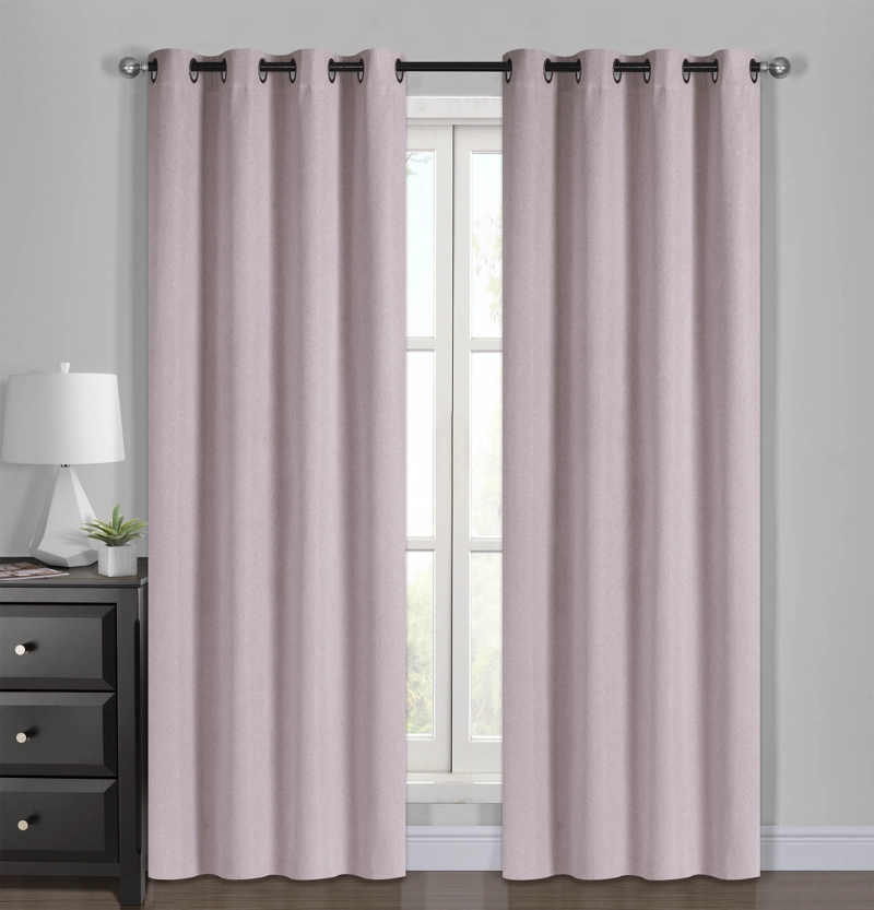 SET BLACKOUT SUPER SOFT 2 PAÑOS + 2 VELOS 140X220 -  PALO ROSA - 2