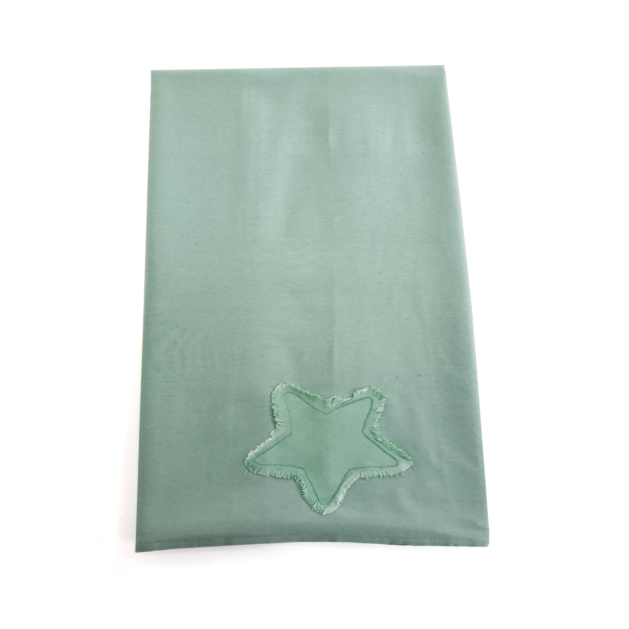 CAMINO MESA ESTRELLA DESHILACHADA 35X250 CM CELESTE - 2