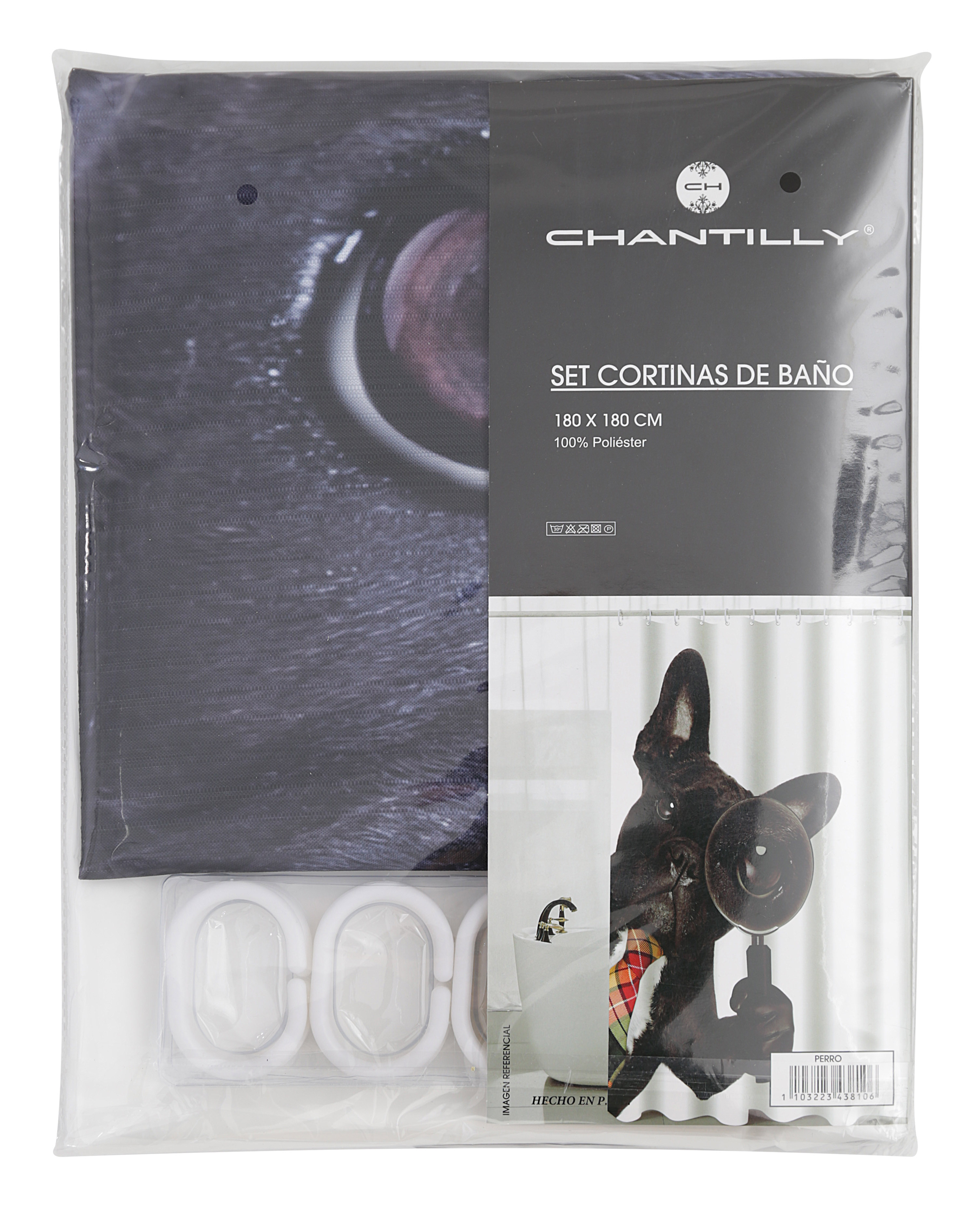 CORTINA BAÑO ESTA DIGITAL PERRO - 2