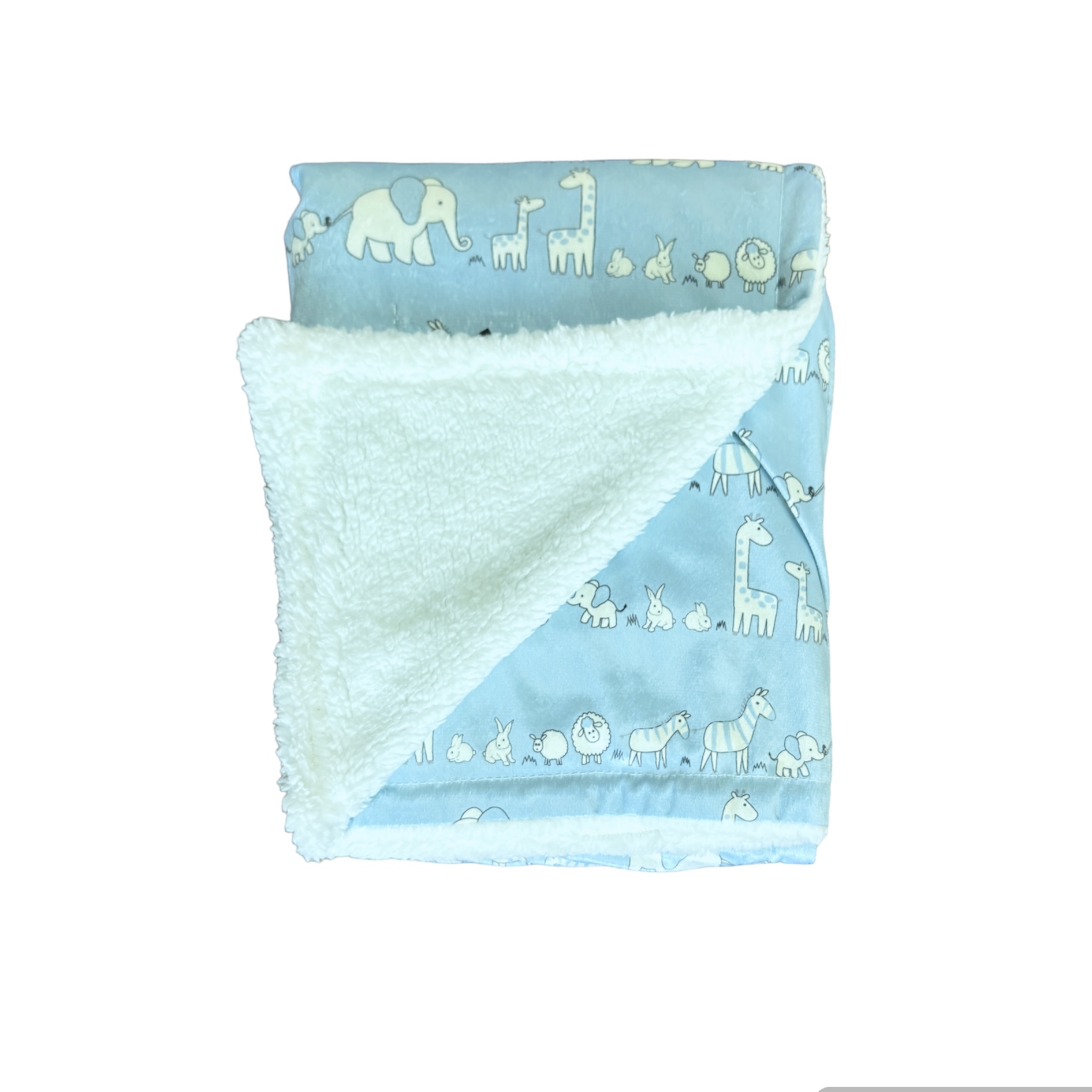 MANTA ESTAMPADA SHERPA 75 X 100 CM ANIMALES - 1