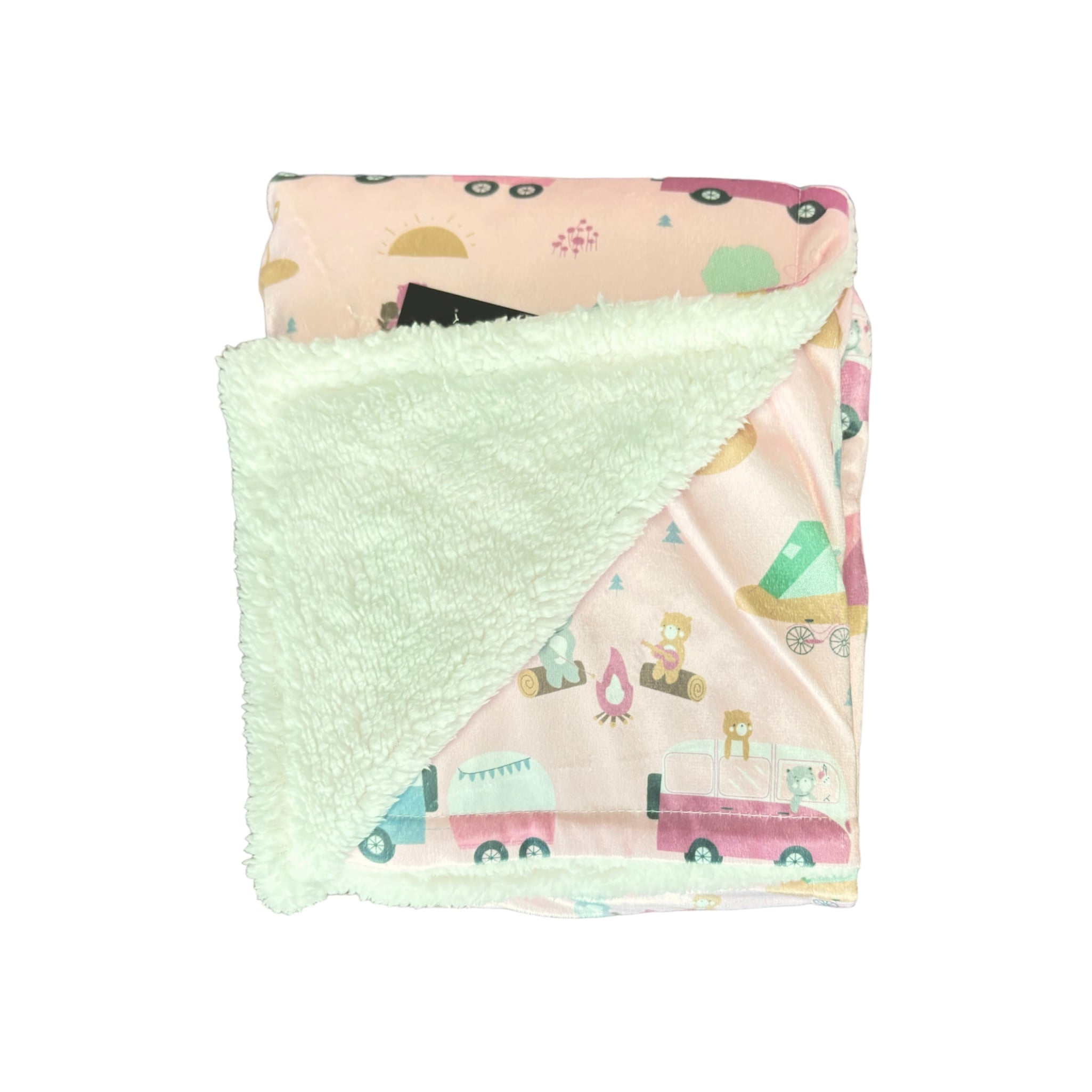 MANTA ESTAMPADA SHERPA 75 X 100 CM CAMPING - 1