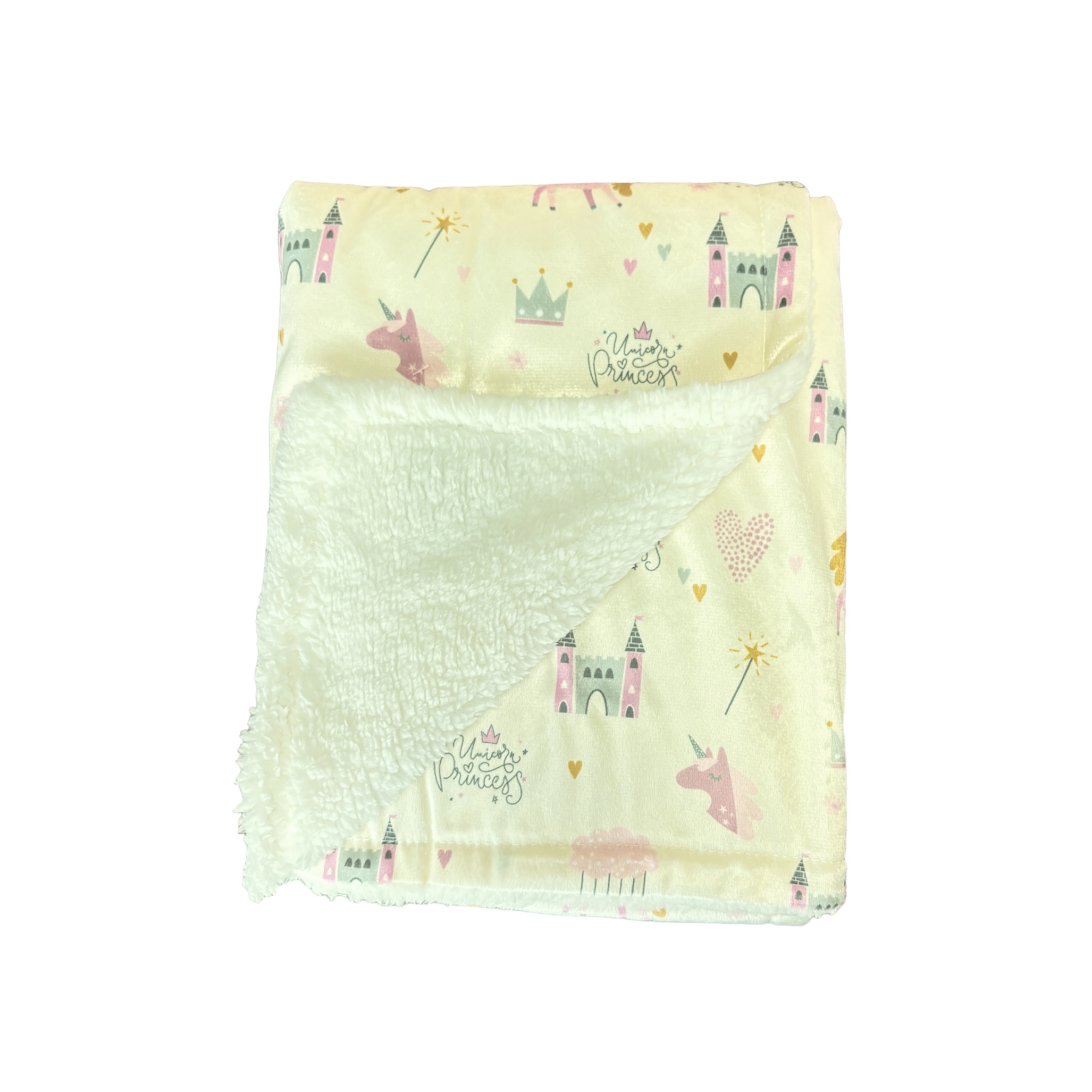MANTA ESTAMPADA SHERPA 75 X 100 CM CASTILLOS - 1