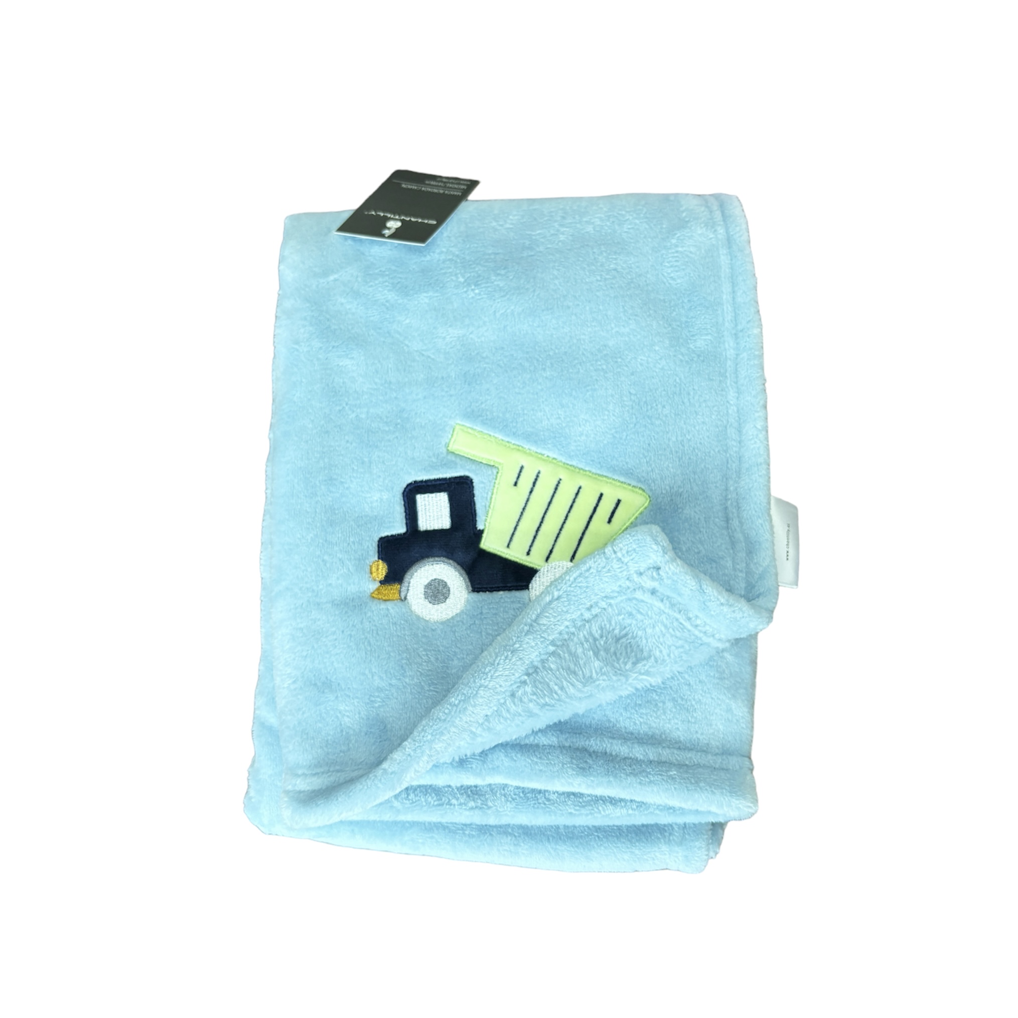 MANTA BORDADA FLANNEL FLEECE 75 X 100 CM CAMIÓN - 1