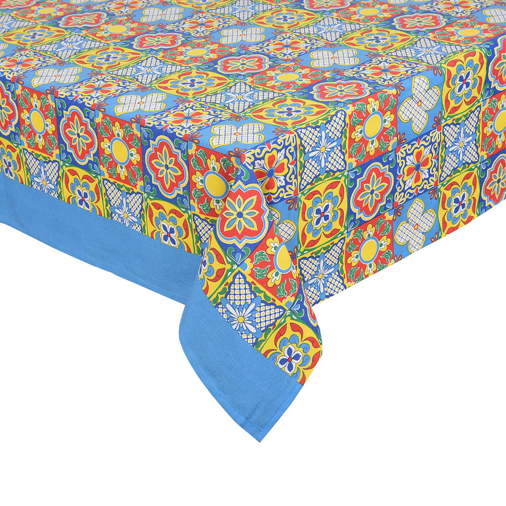 MANTEL ALGODÓN 150X300 ESTAMPADO MEZQUITA - 1
