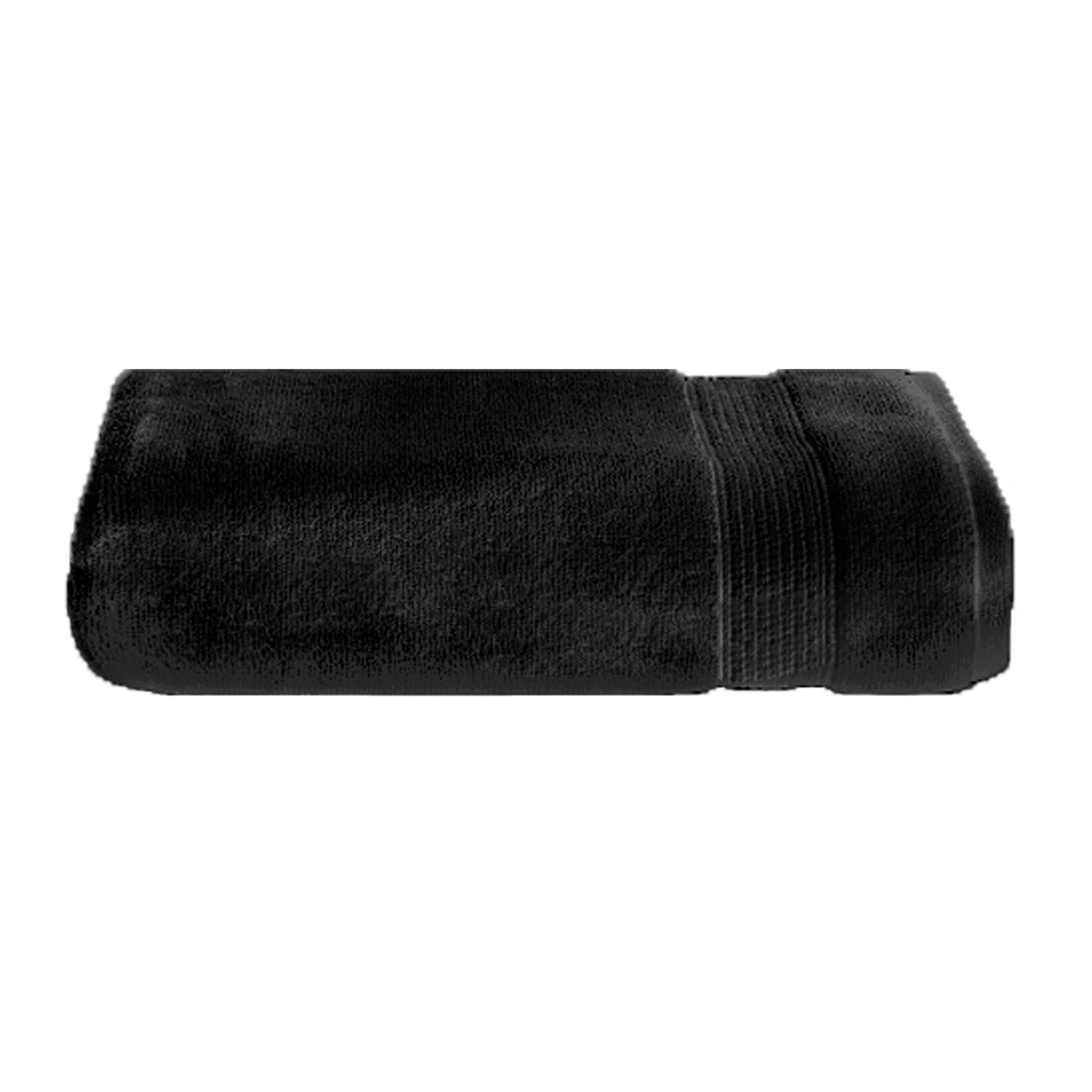 TOALLA DE BAÑO 500GRS 90X160CM NEGRO - 1