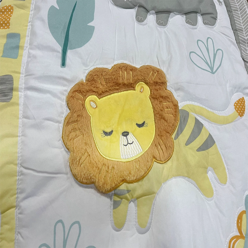 SET CUBRECAMA CUNA + COJIN ANIMALES - 4