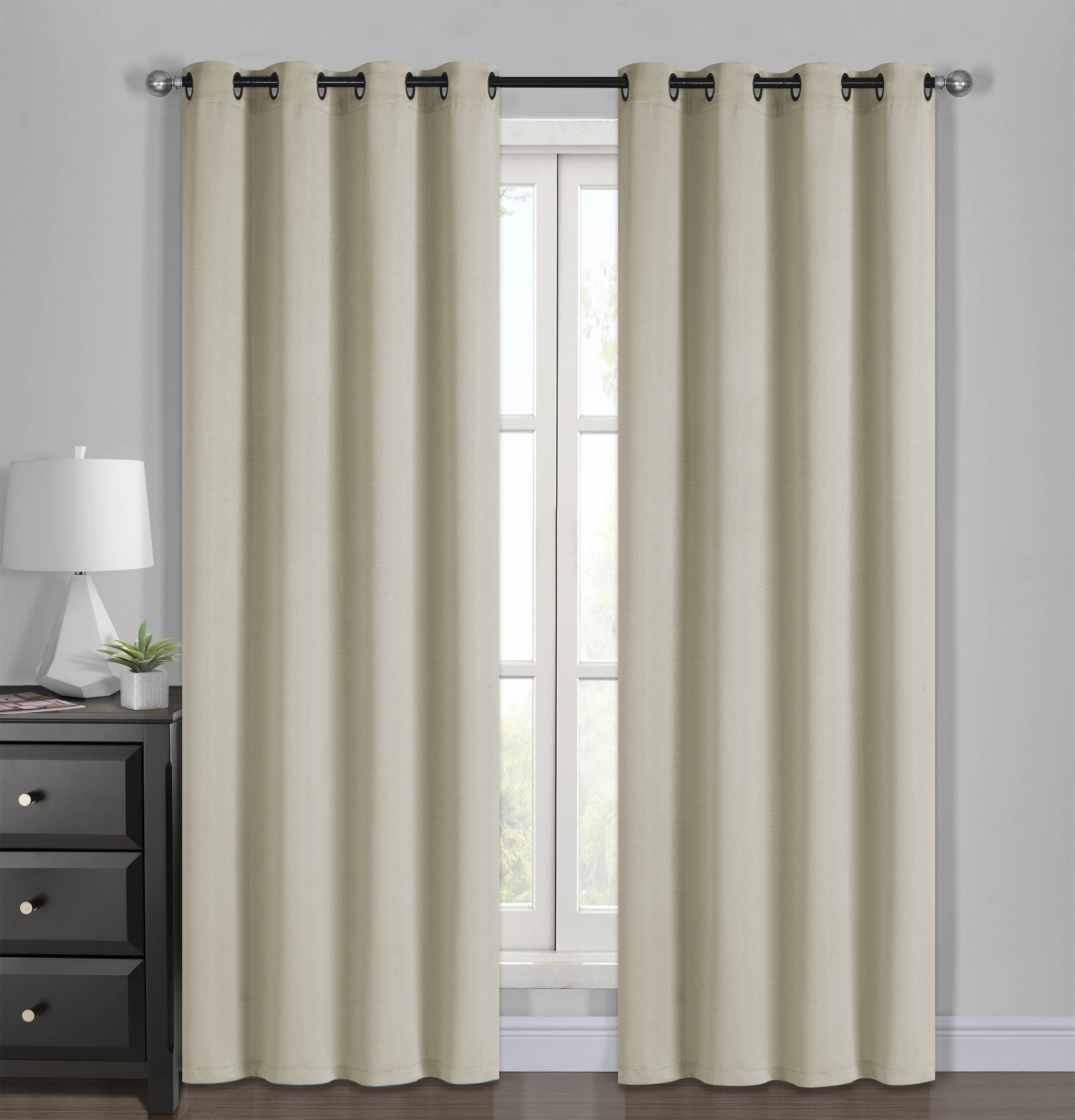 SET CORTINAS LISBOA 4P 140X220 - 1
