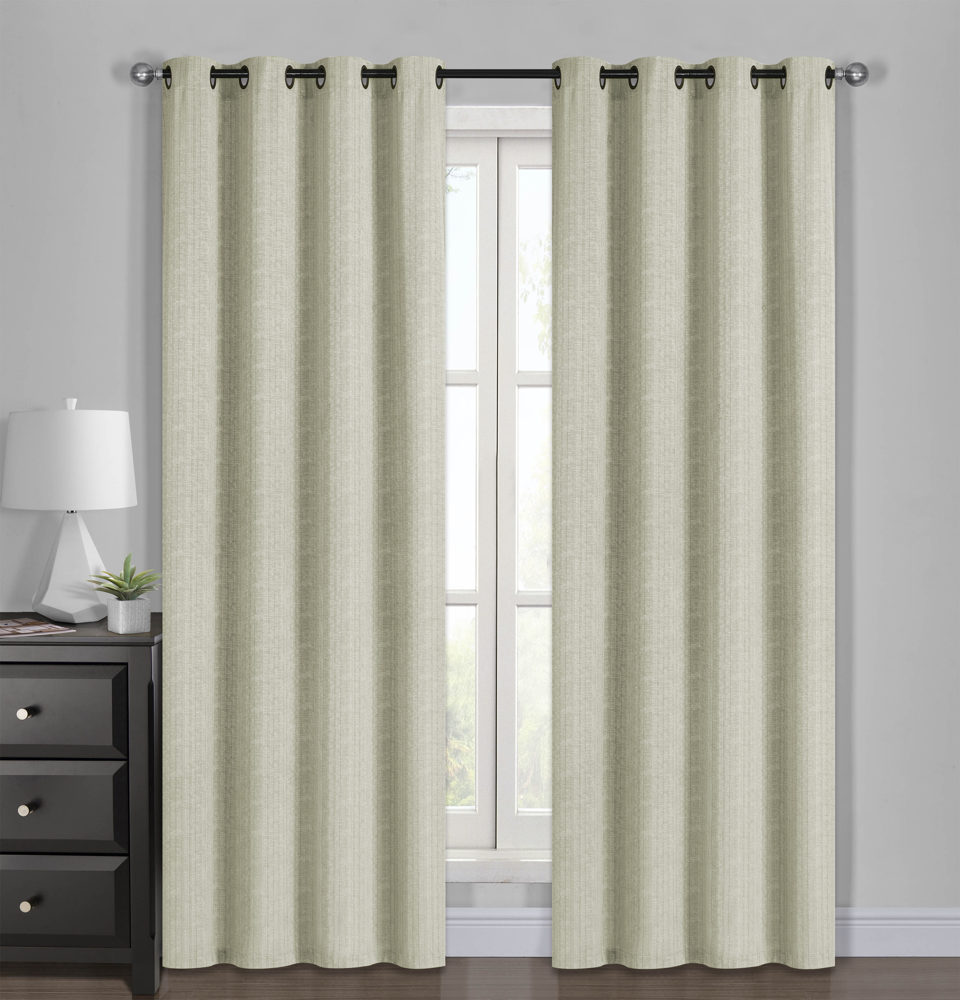 SET CORTINAS MULTITONO 140X220 - 1