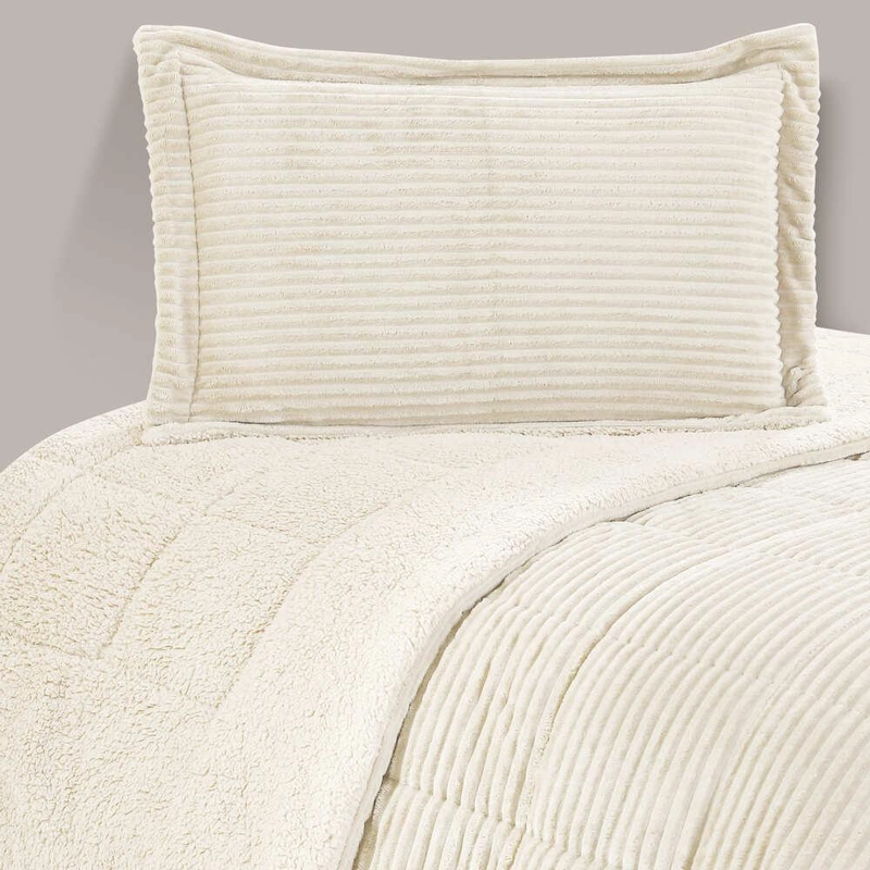 PLUMON SHERPA EXTRA CALIDO CHANTILLY 2 PLAZAS CRUDO - 5