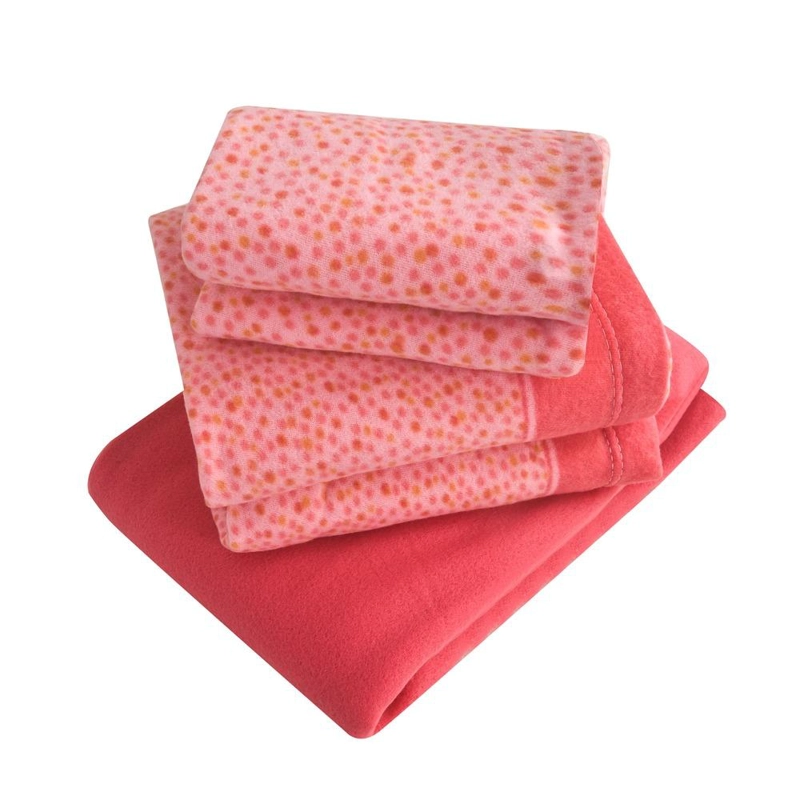 JUEGO DE SABANAS ESTAMPADO POLAR TE RMICO CHANTILLY 1 PLAZA ROSADO - 1