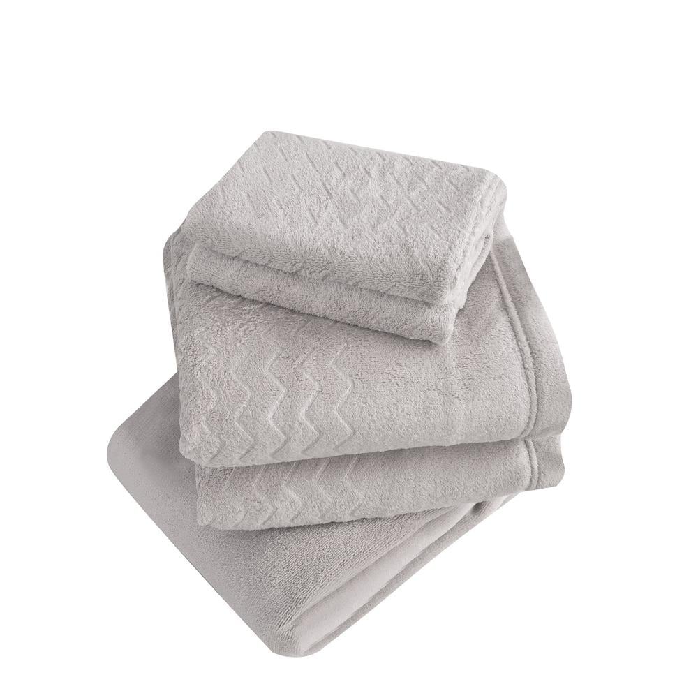 JUEGO DE SABANAS CORAL FLEECE ULTRA SUAVE CHANTILLY 1.5 PLAZAS GRIS PLATA - 1