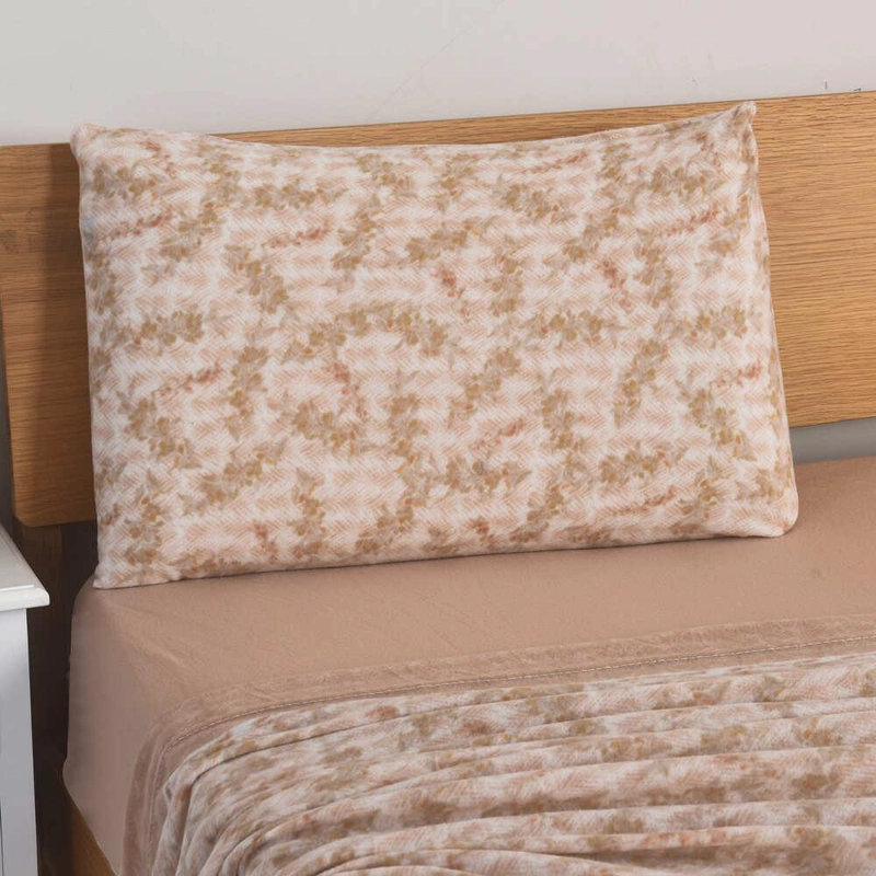 JUEGO DE SABANAS ESTAMPADO POLAR TE RMICO CHANTILLY 1 PLAZA BEIGE - 4