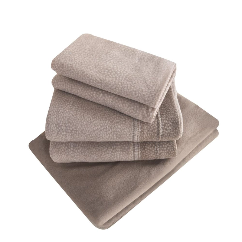 JUEGO DE SABANAS ESTAMPADO POLAR TE RMICO CHANTILLY KING VISON - 1