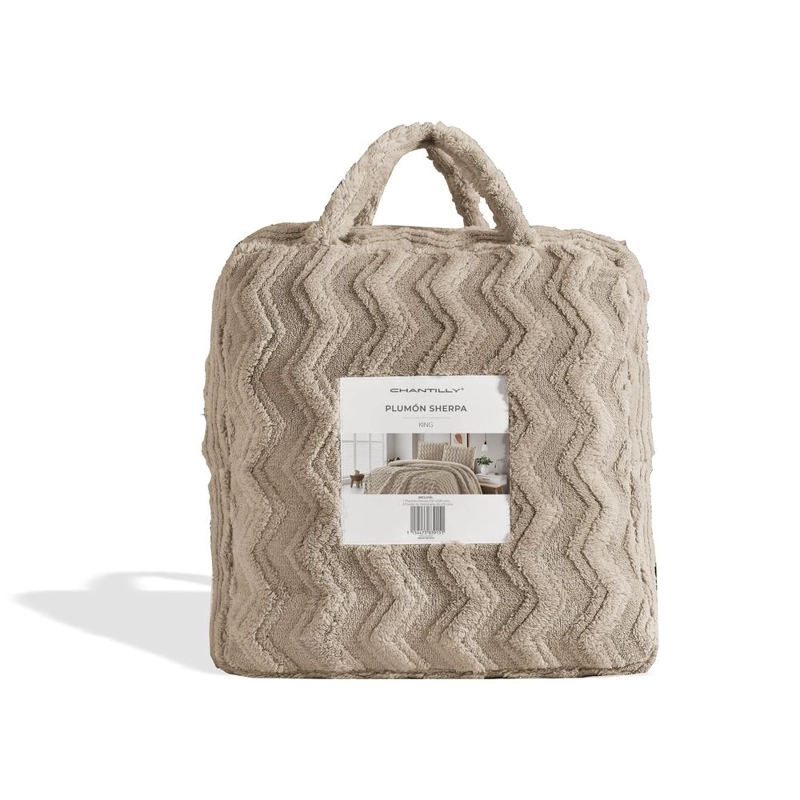 PLUMON SHERPA EXTRA CALIDO CHANTILLY KING BEIGE - 3