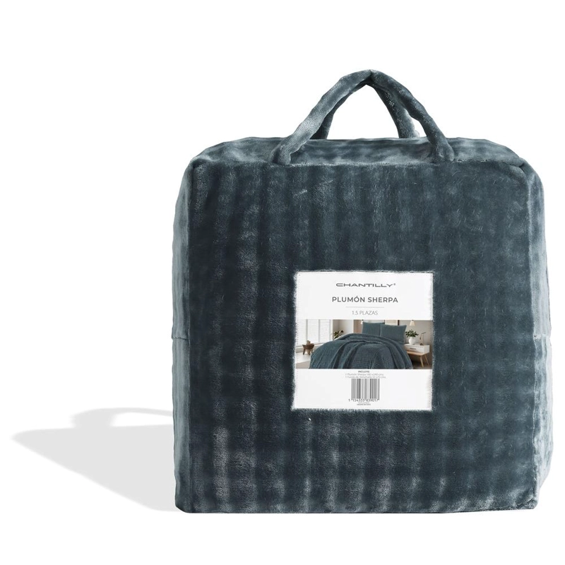 PLUMON SHERPA EXTRA CALIDO CHANTILLY KING GRIS PLATA - 4