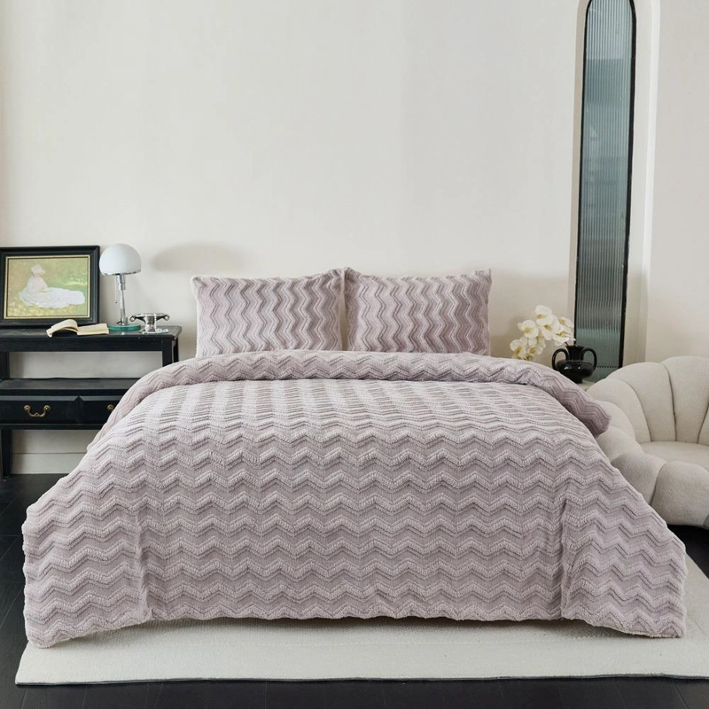PLUMON SHERPA EXTRA CALIDO CHANTILLY 2 PLAZAS GRIS PLATA - 2
