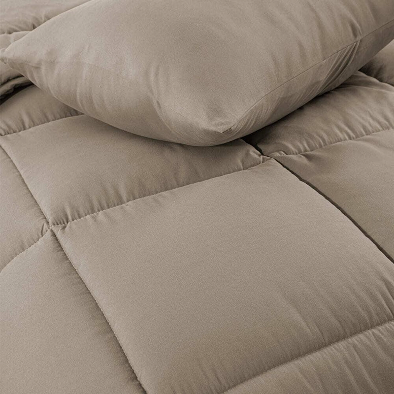 PLUMON REVERSIBLE SINTE TICO HIPOALERGE NICO KING CAFE - 4